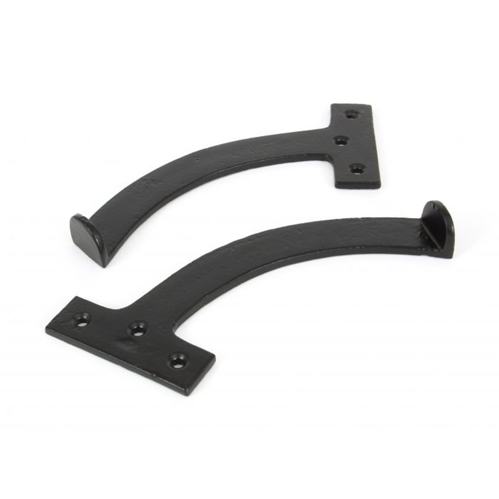 From the Anvil Quadrant Stay Pair (7 Inch) - Black